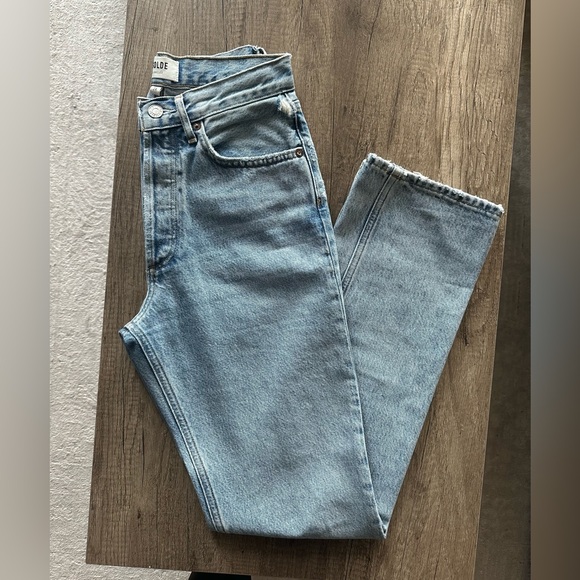 AGOLDE Lana Straight Jeans size 24 - Picture 3 of 4